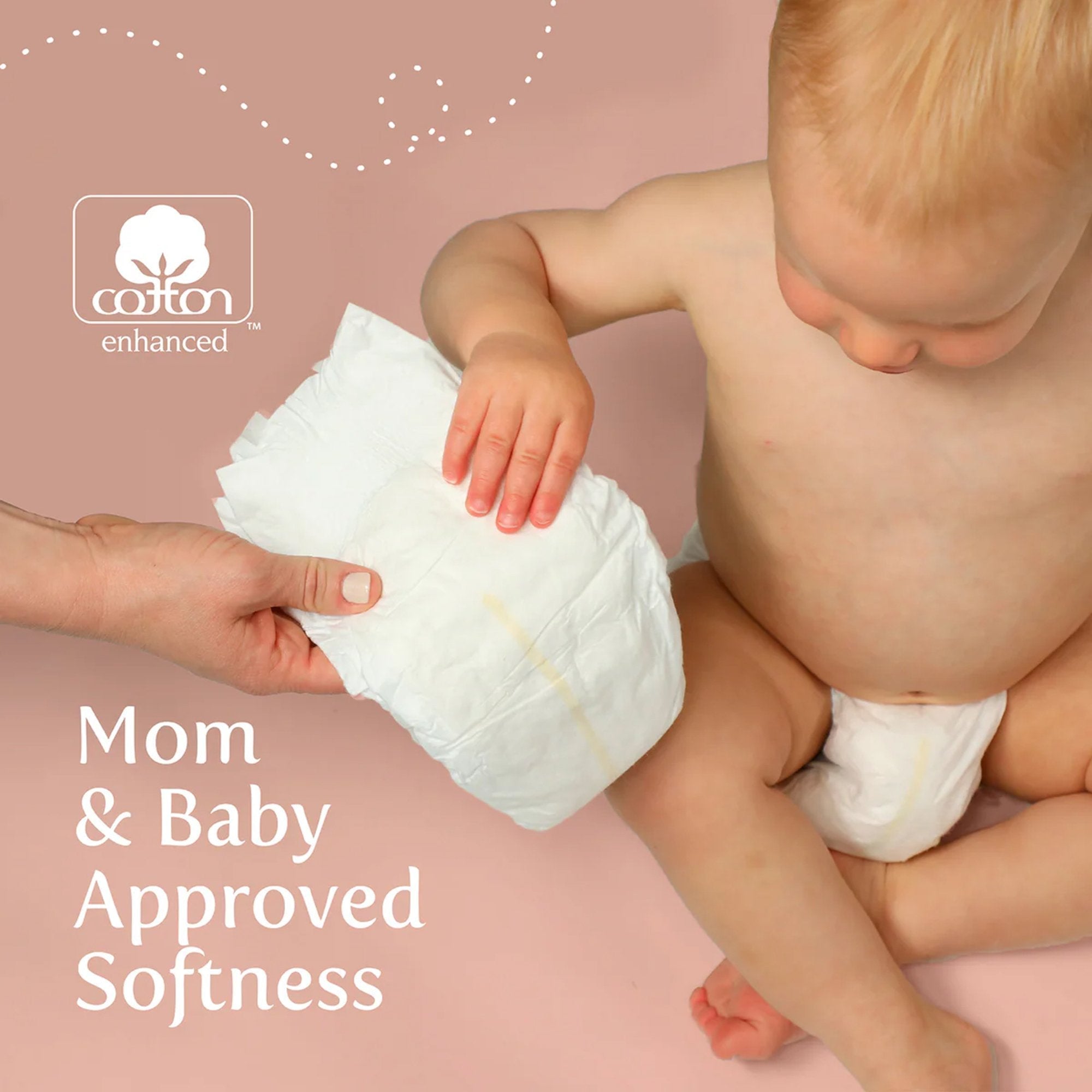 Earth & Eden Sensitive™ Baby Diapers, Size 2 for Babies Weighing 12 – 18 lbs. 10008046
