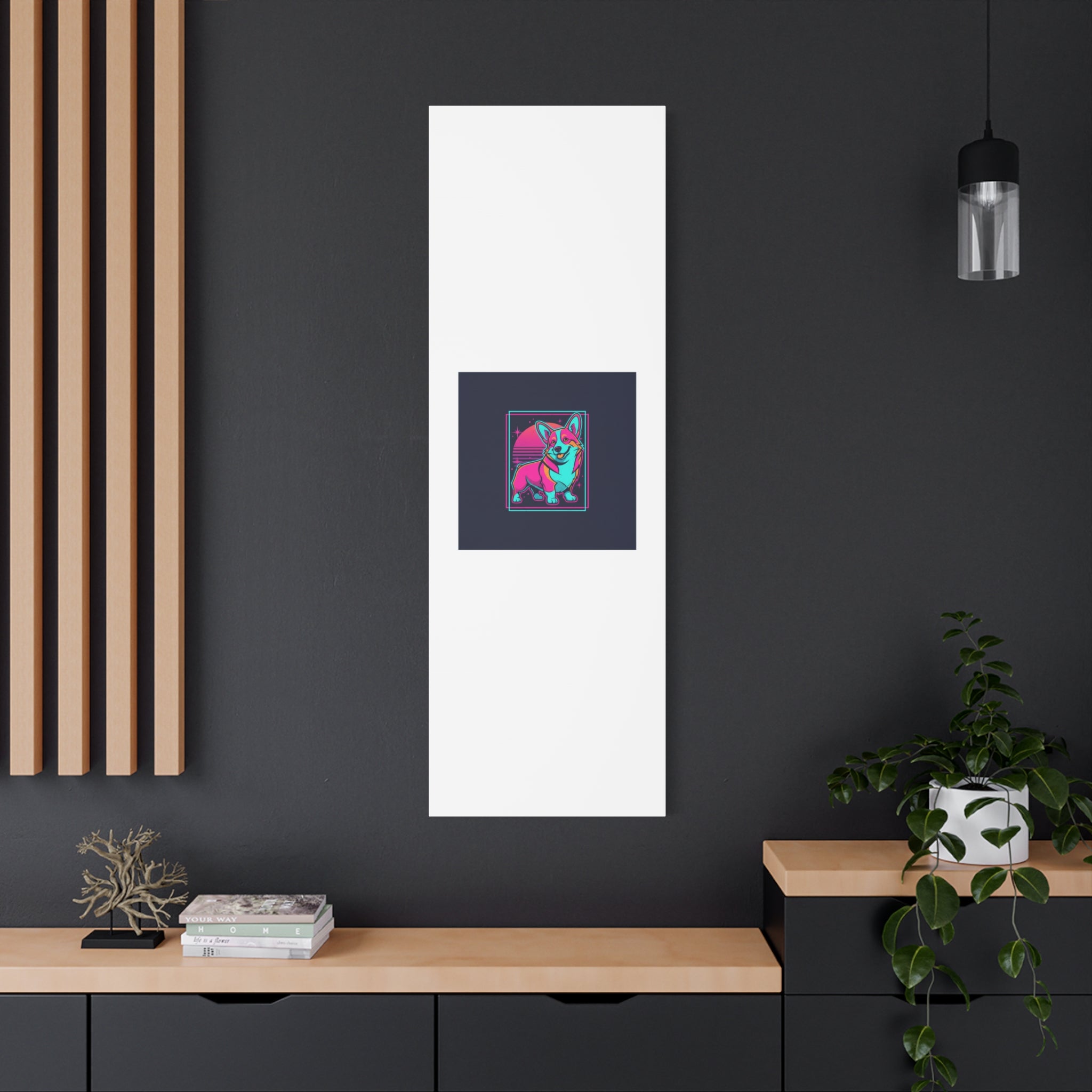 Platonic Love Corgi Canvas | Friendship Valentine, Galentine’s Wall Art