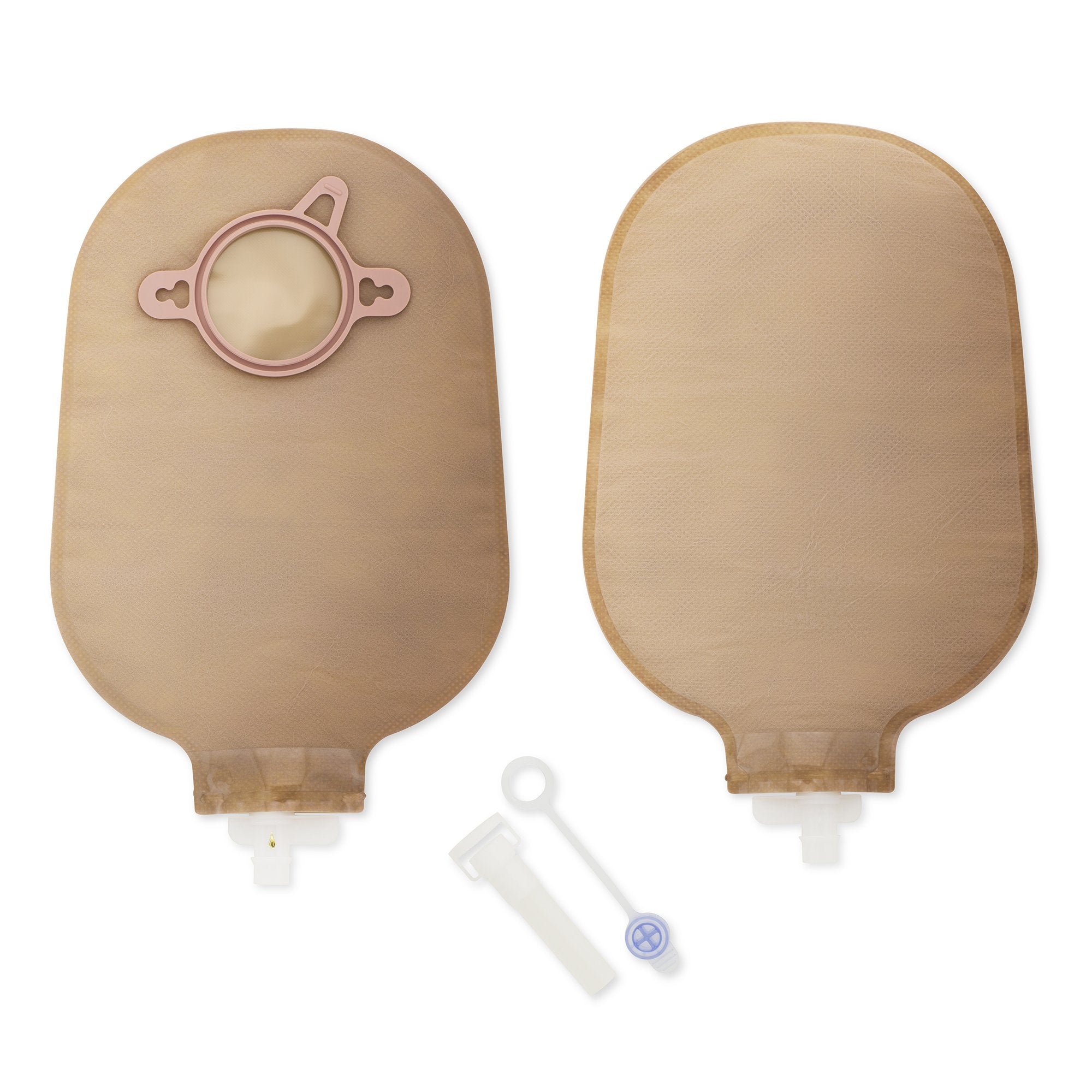 CeraPlus™ Soft Convex 1-Piece Biege Urostomy Pouch, Pre-cut to Fit 19 mm Stomas 8412