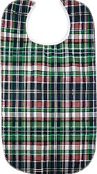 Beck's Classic Quilted Adult Bib, Highland Blue Plaid, 18 x 34 Inch BIBP1834QLTSNP