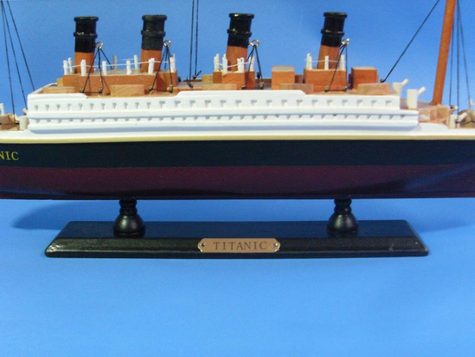 Wooden RMS Titanic Model Cruise Ship 14""