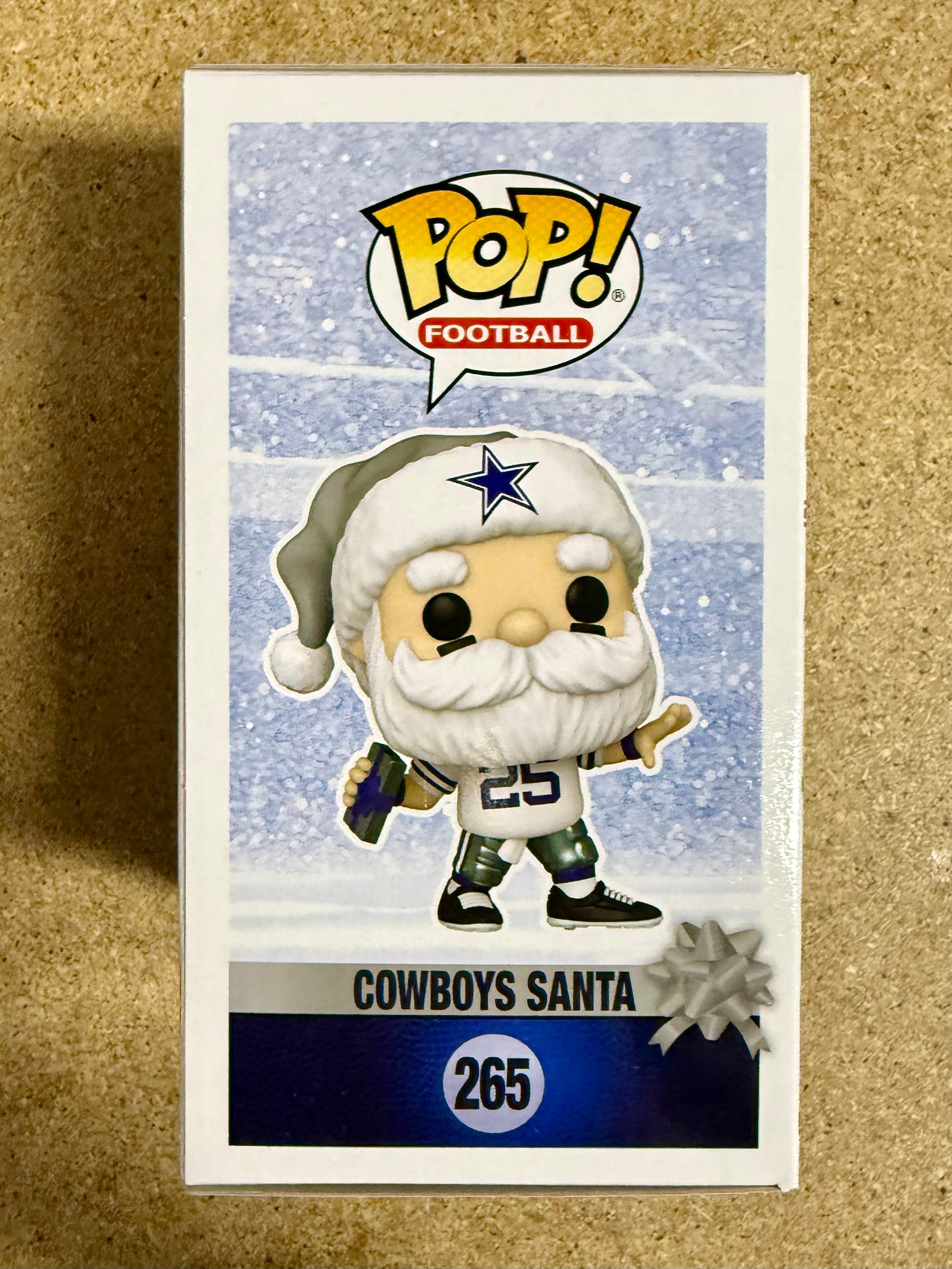 Tony Romo Signed NFL Santa Dallas Cowboys Exclusive Funko Pop! #265 JSA COA READ