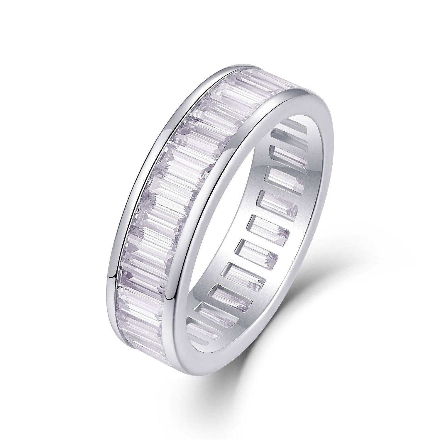 High-grade Versatile European And American Non-fading Ring Moissanite Women