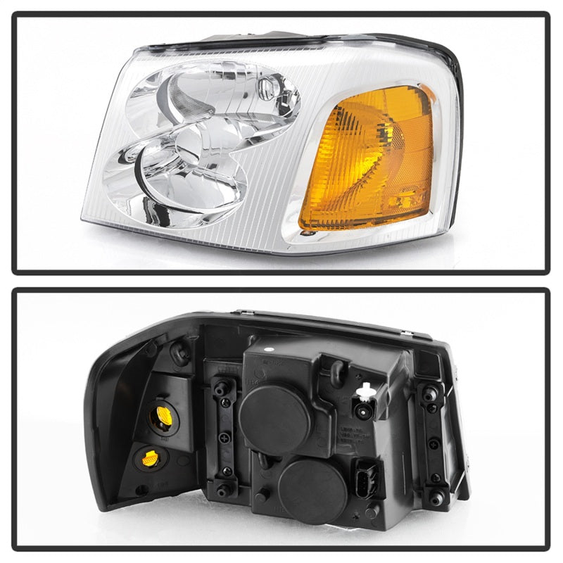 SPYDER xTune 02-09 GMC Envoy OEM Style Headlights - Chrome (HD-JH-GEN02-AM-C) 9042669