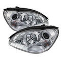 SPYDER Mercedes Benz S-Class 00-06 Projector Headlights Halogen Model Only - Chrome PRO-YD-MBW220-C 5070005