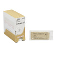 Absorbable Suture with Needle GUT CHROMIC Chromic Gut SH 1/2 Circle Taper Point Needle Size 3-0 - G122H
