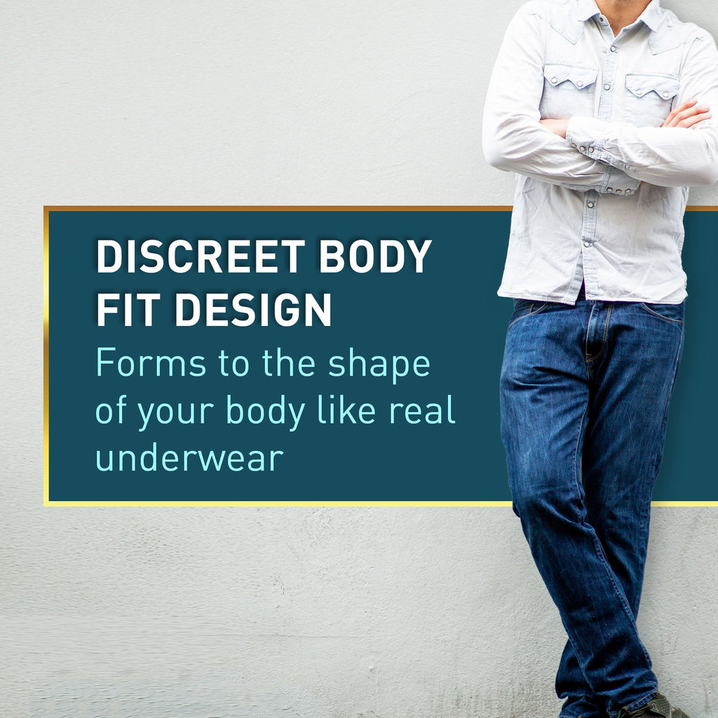 McKesson Premium Discreet Underwear for Men, Heavy Absorbency, Extra Large UWDS-XLGRAY