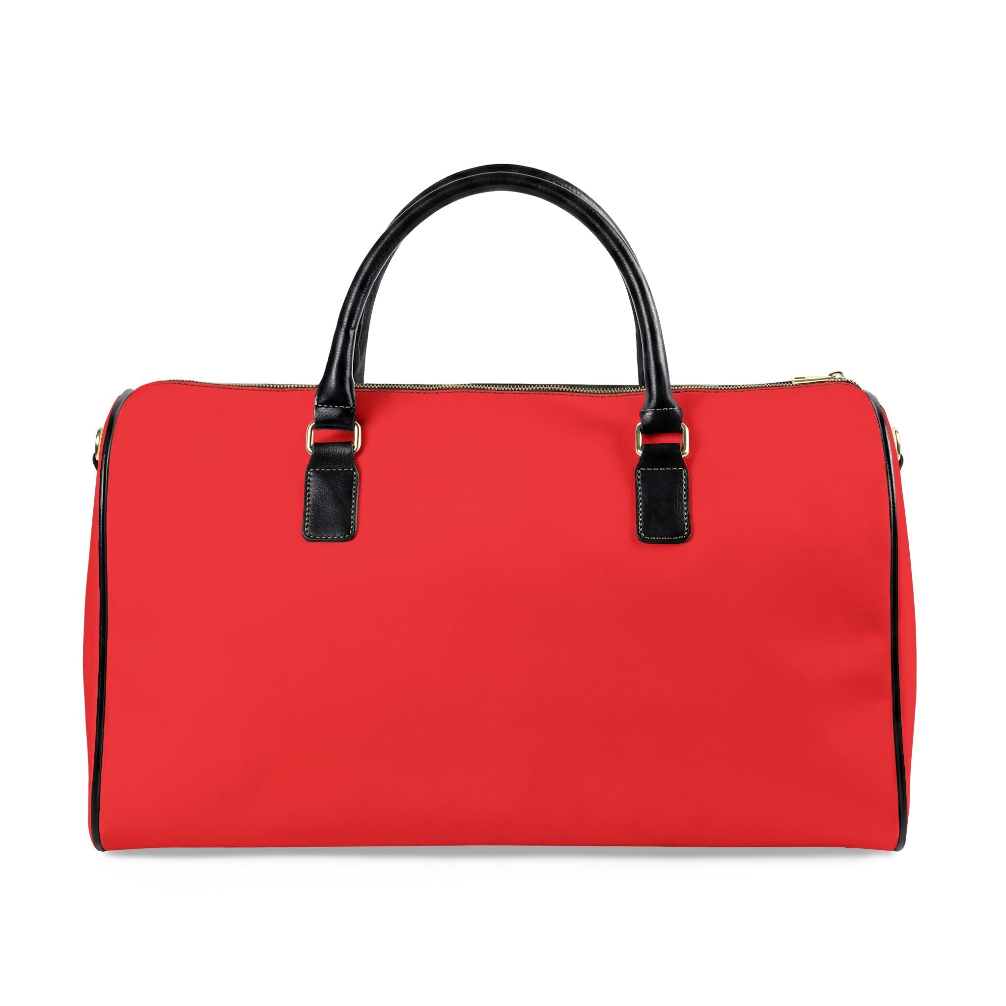 Paris Je T'aime Leather Weekender Bag — RED Travel Duffle