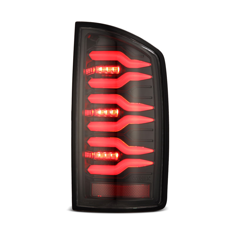 AlphaRex 07-08 Dodge Ram1500/07-09 Dodge Ram 2500+3500 Luxx-Series LED Tail Lights(Pair) Alpha Black 641050 *Discontinued