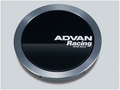 Advan 73mm Flat Centercap - Gloss Black/Hyper Ring+White Letters YV4828