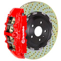 Brembo GT Brake Kit Mercedes CL55 AMG Front W215 03-06 Drilled Red