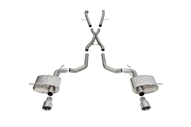 CORSA Performance Corsa 18-22 Dodge Durango SRT 392 Cat-Back 2.75in Dual Rear Exit Xtreme 4.5in Polished Tips 21198