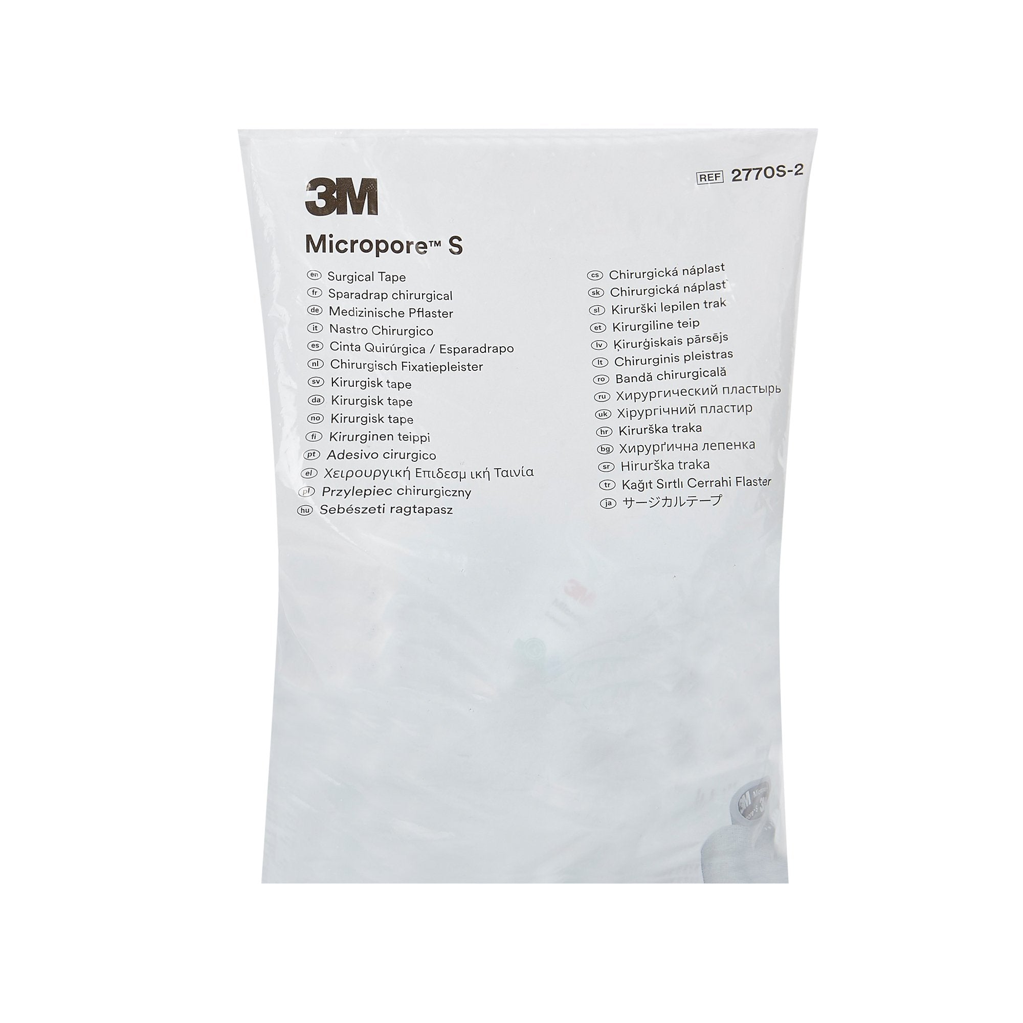 3M™ Micropore™ S Silicone Medical Tape, 2 Inch x 1-1/2 Yard, Blue 2770S-2