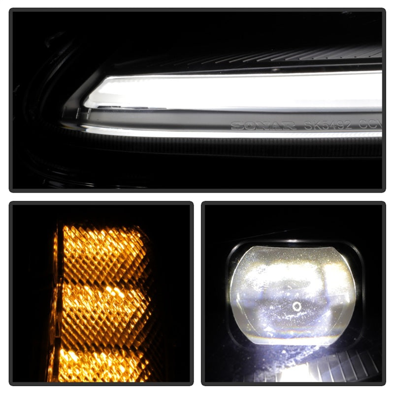 SPYDER Apex Series 05-13 Chevrolet C6 Corvette Hi Powered LED Module Headlights 5087959