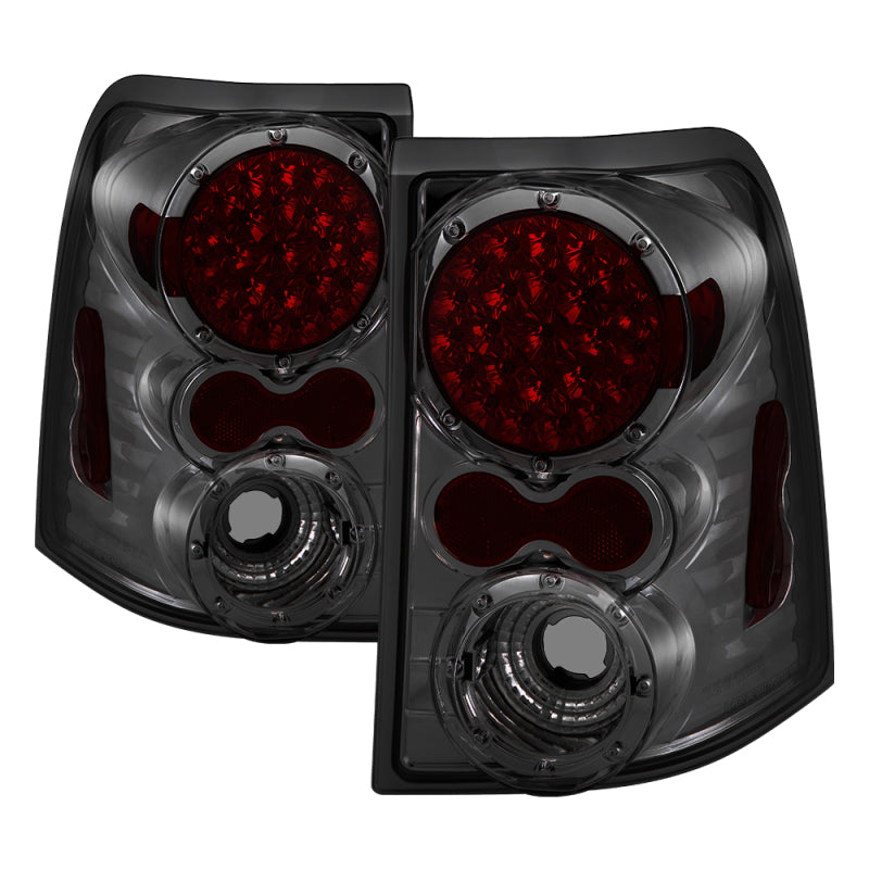 SPYDER Xtune Ford Explorer 4Dr (Except Sport Trac) 02-05 LED Tail Lights Smoke ALT-ON-FEXP02-LED-SM 5012876