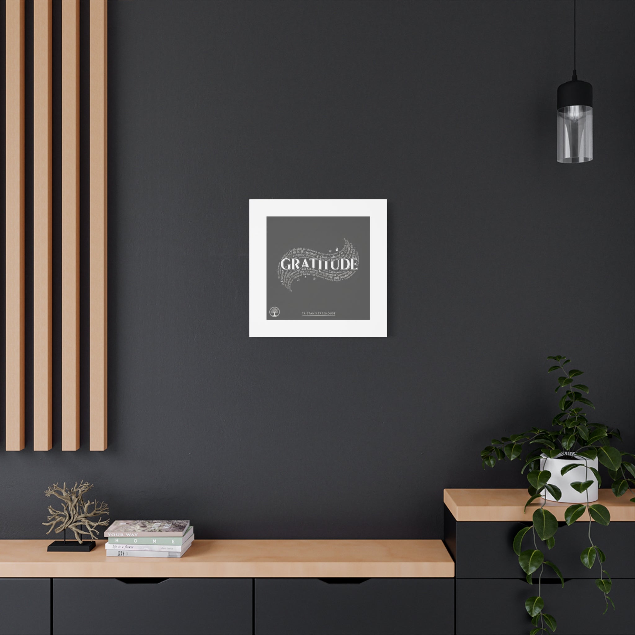Gratitude Wall Art Matte Canvas | Tiny Treats, sweet uplifting print