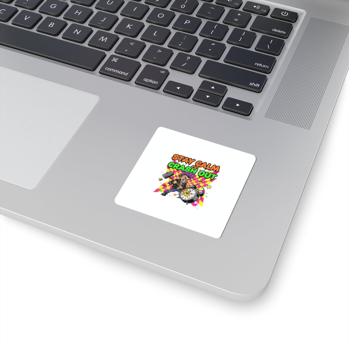 Crash Out Sticker | meltdown sticker, high stress design