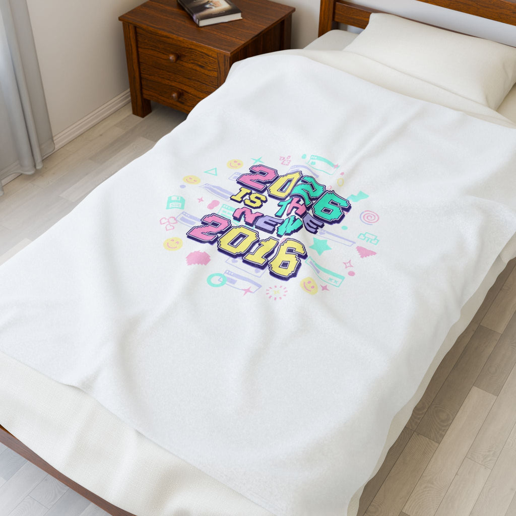 2026 Is The New 2016 Velveteen Plush Blanket | 2010s Nostalgia, retro internet aesthetic