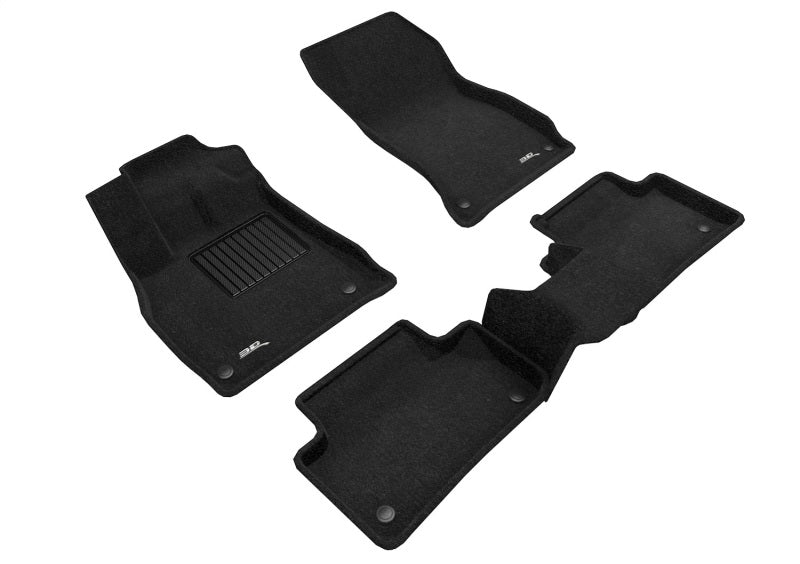 3D MAXpider 18-23 Audi Q5/SQ5 (FY/80A) / 21-23 Q5 PHEV Elegant Floor Liner R1 & R2 - Black L1AD04704709
