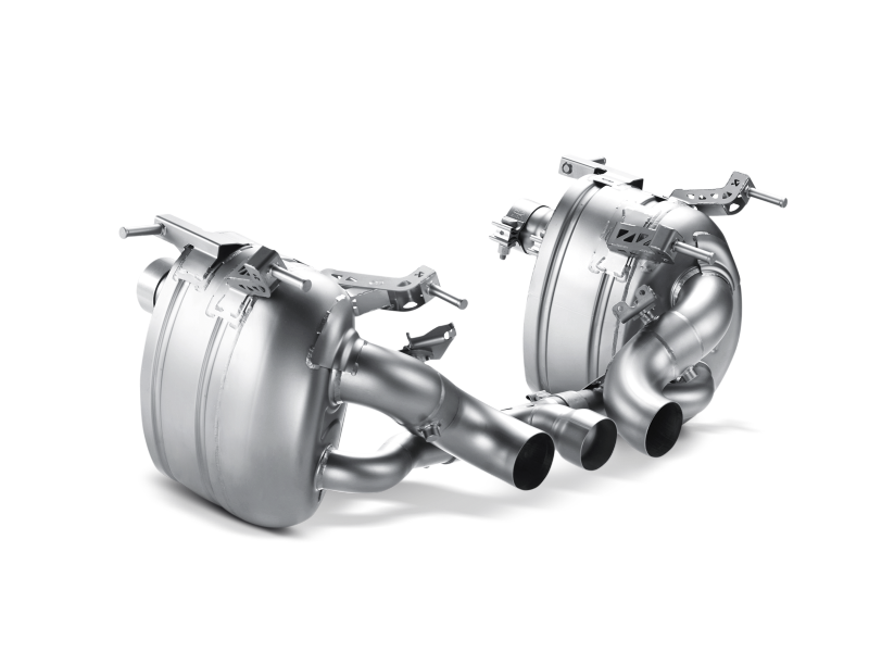 Akrapovic 10-15 Ferrari 458 Italia/458 Spyder Slip-On Line (Titanium) w/ Carbon Tips MTP-FE458H