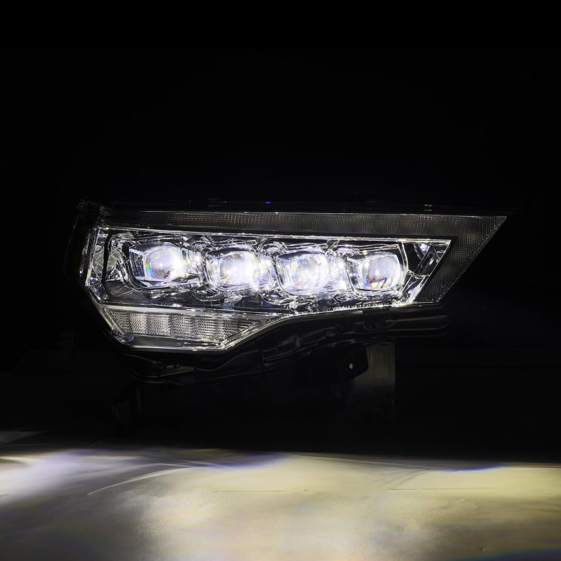 AlphaRex 14-22 Toyota 4Runner NOVA LED Proj Headlights Chrome w/ Activ Light/Seq Signal/DRL 880809 *Discontinued