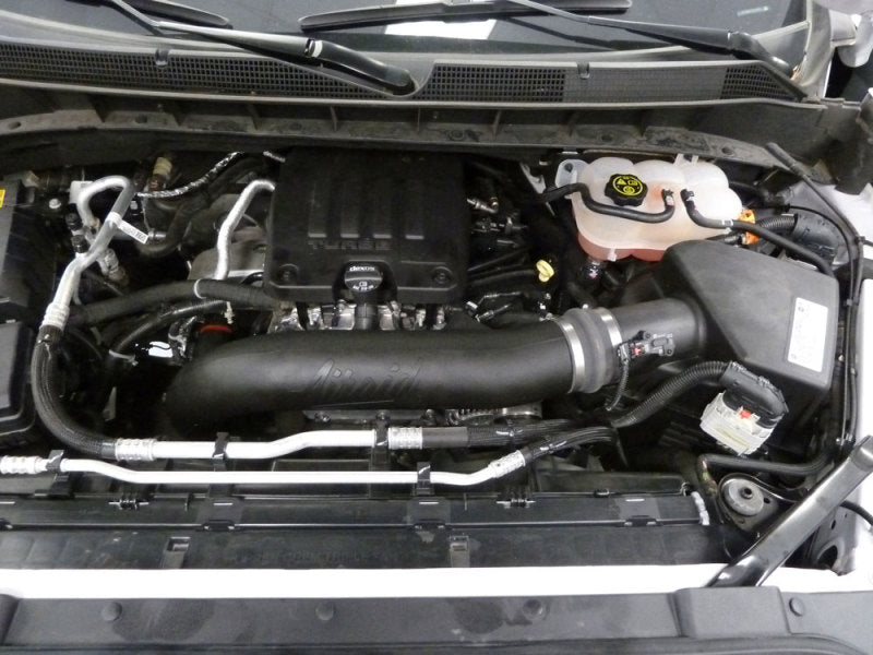 Airaid 19-20 Chevrolet Silverado 1500 L4-2.7L Jr Intake Kit - Oiled / Yellow Media 204-794