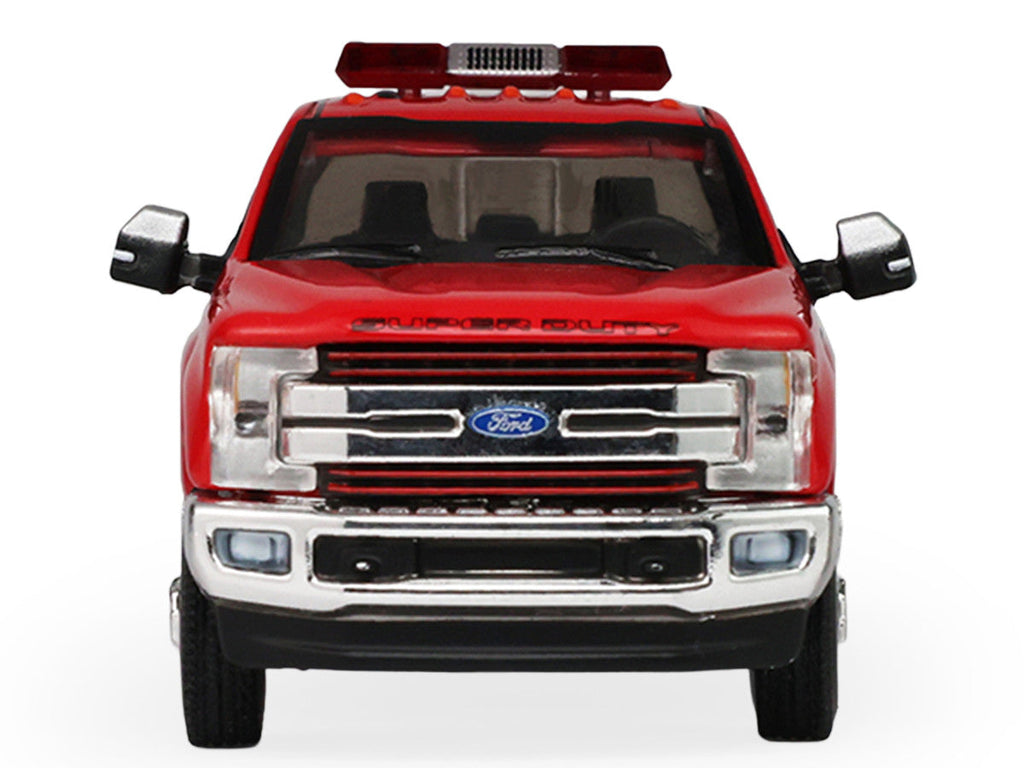 2018 Ford F-350 Pickup Truck "Los Angeles Fire Department" Red with White Stripes "Fire & Rescue" Series #5 1/64 Diecast Model Car by Greenlight