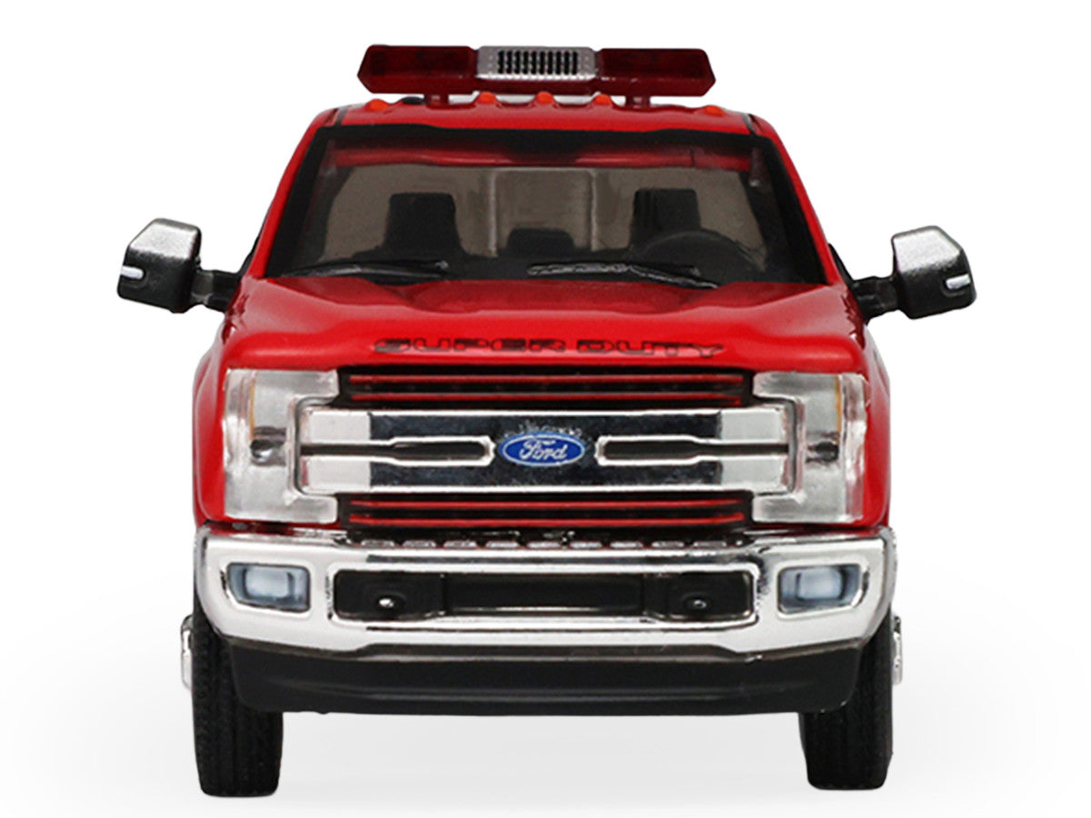 2018 Ford F-350 Pickup Truck "Los Angeles Fire Department" Red with White Stripes "Fire & Rescue" Series #5 1/64 Diecast Model Car by Greenlight