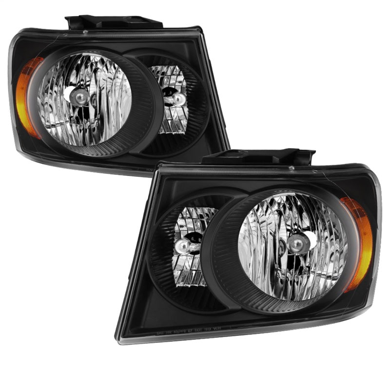 SPYDER xTune 07-09 Dodge Durango OEM Style Headlights - Black (HD-JH-DDU07-AM-BK) 9042577