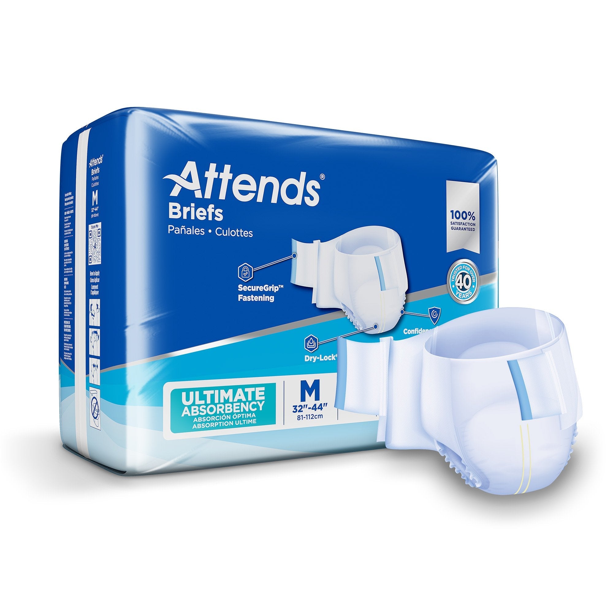 Attends® Advanced Briefs, Medium DDC20