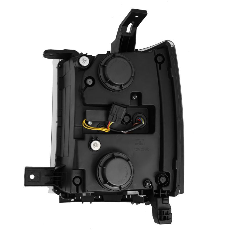 AlphaRex 14-15 Chevy 1500 PRO-Series Projector Headlights, Alpha-Black w/ Sequential Signal &  DRL 880247 *Discontinued
