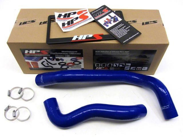 HPS Blue Reinforced Silicone Radiator Hose Kit Coolant Ford 99-01 F550 Superduty w/ 7.3L Diesel Single Alternator
