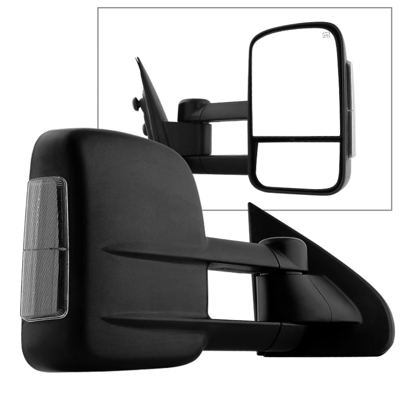 SPYDER Xtune Chevy Silverado 14-15 Heated Smoke LED Signal Telescoping Mirror Right MIR-CSIL14S-PWH-SM-R 9935442