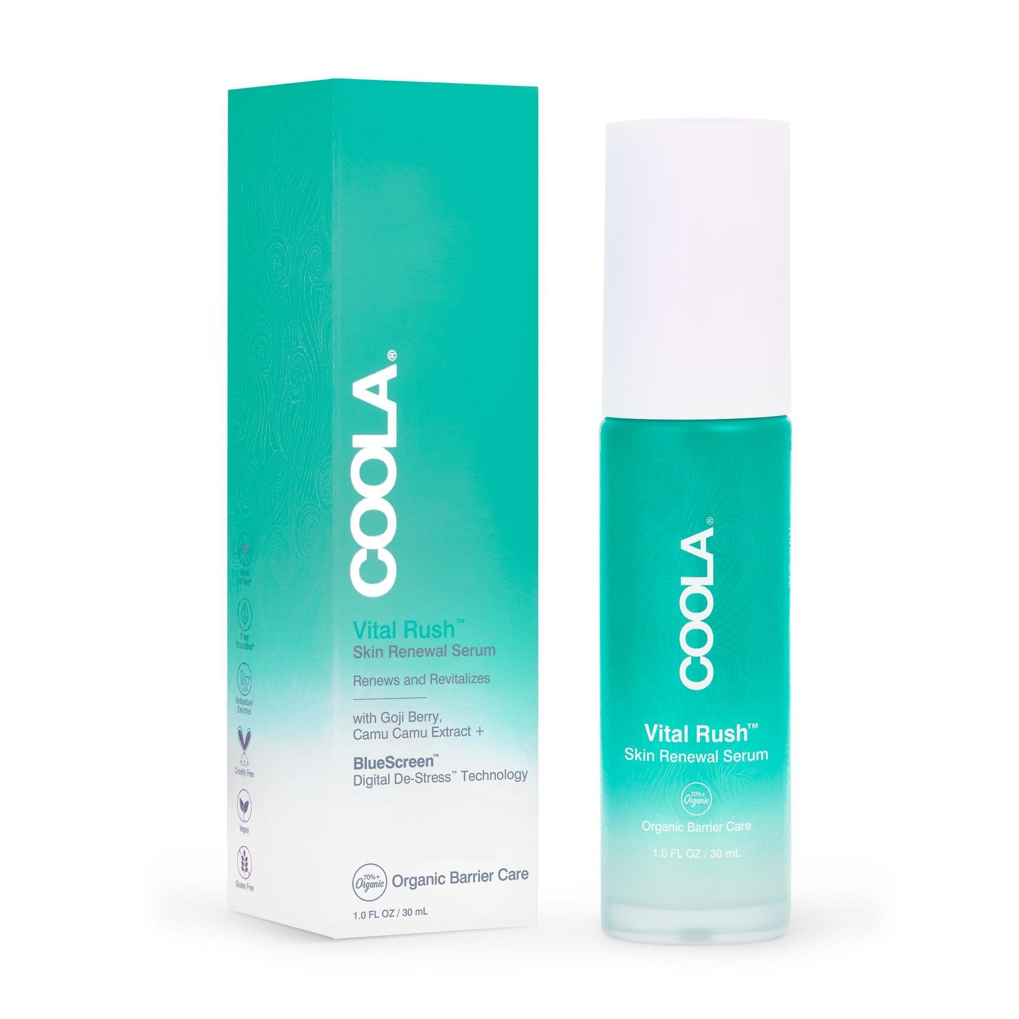 Facial Moisturizer Vital Rush™ Skin Renewal Serum 1 oz. Spray Bottle Scented Liquid CL10301