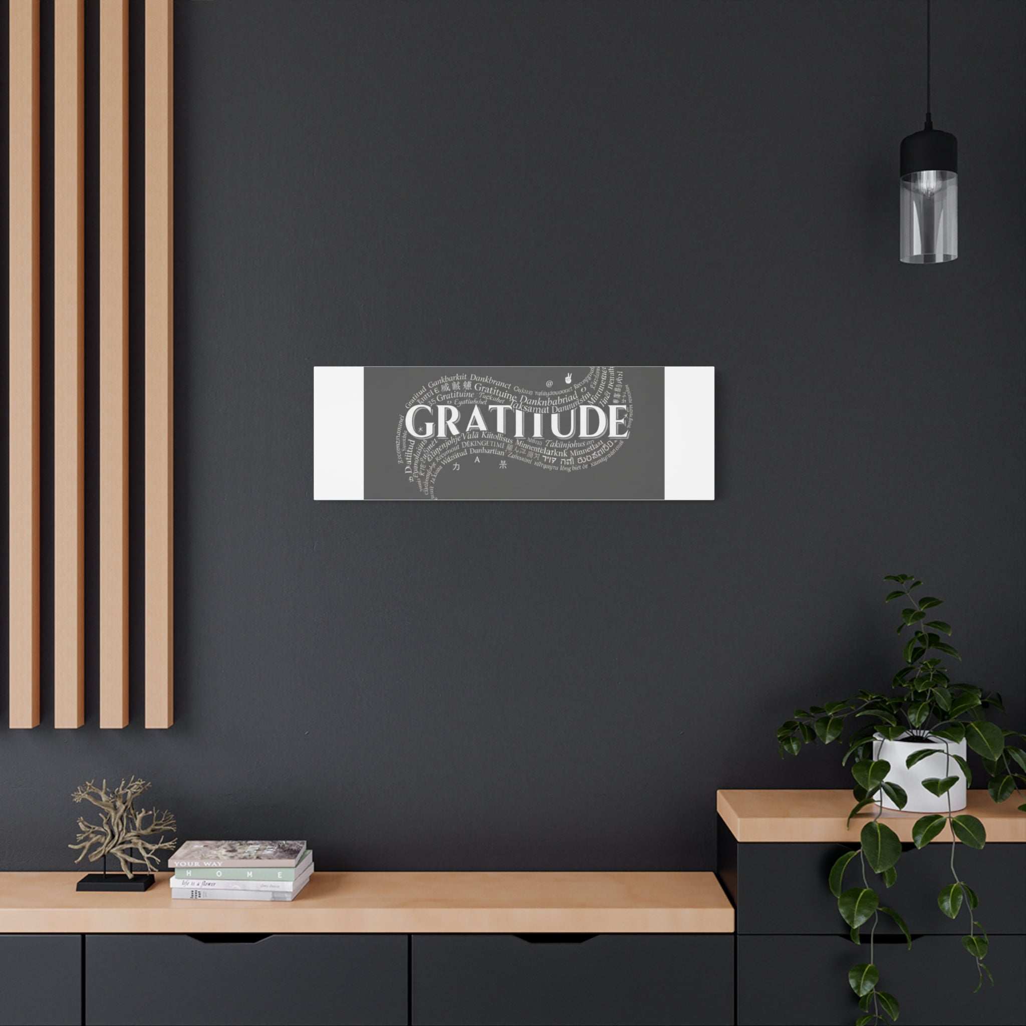 Gratitude Wall Art Matte Canvas | Tiny Treats, sweet uplifting print