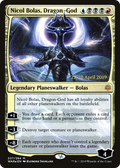 Nicol Bolas, Dragon-God (PRE-207S) - War of the Spark Promos Foil