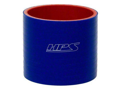 HPS 1" ID, 4" Length, Silicone Straight Coupler Hose, High Temp 4-ply Reinforced, 25mm ID, Blue