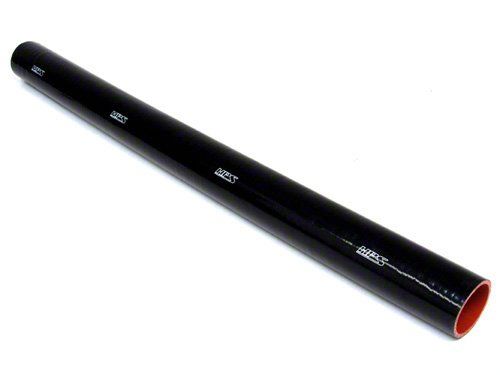 HPS 2" ID, 3 Feet Length, Silicone Straight Coupler Coolant Tube Hose, High Temp 4-ply Reinforced, Black, 51mm ID