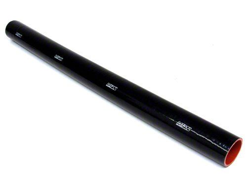 HPS 2-3/4" ID, 3 Feet Length, Silicone Straight Coupler Coolant Tube Hose, High Temp 4-ply Reinforced, Black, 70mm ID