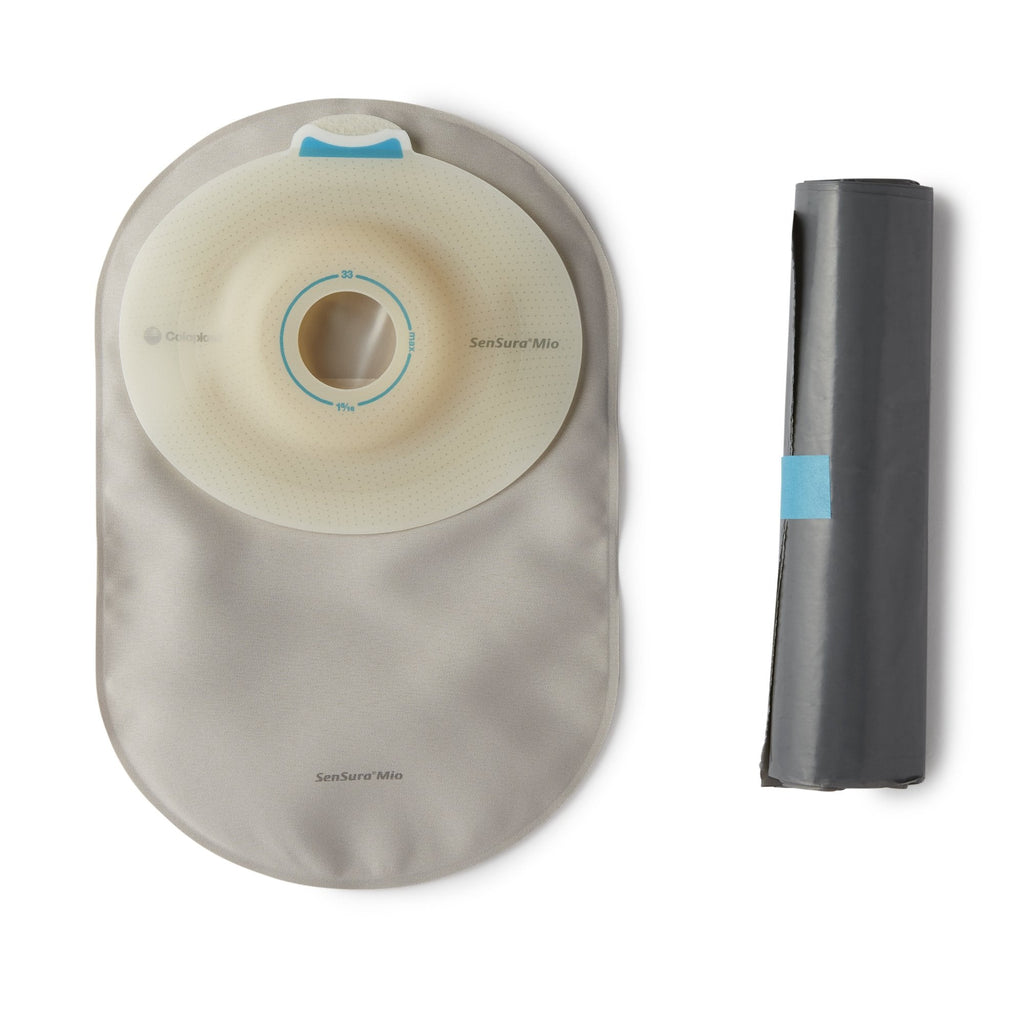 SenSura® Mio Convex Light 1-Piece Closed End Opaque Ostomy Pouch, 25mm Stoma 16330