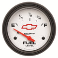 AutoMeter Gauge Fuel Level 2-5/8in. 0 Ohm(e) to 90 Ohm(f) Elec Chevy Red Bowtie White 5814-00406