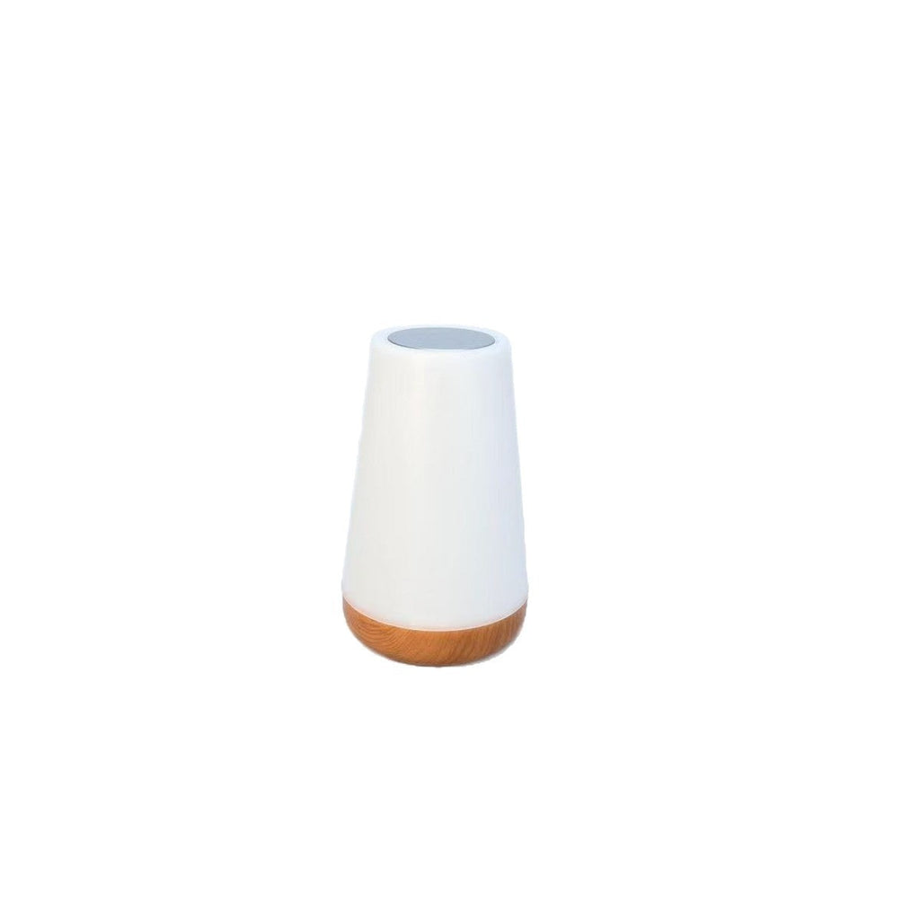 Creative Wood Grain Chargeable With Remote Control Touch Lamp