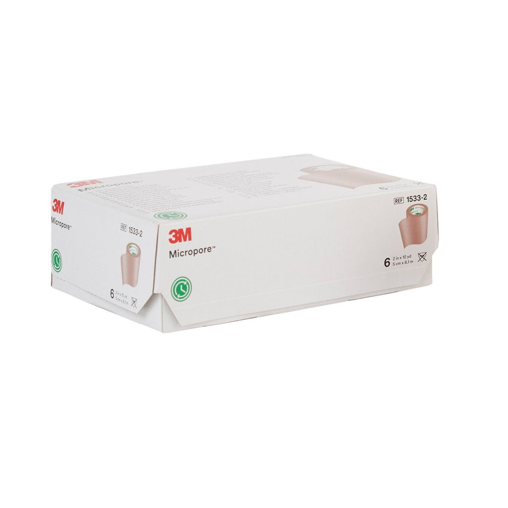 3M™ Micropore™ Paper Medical Tape, 2 Inch x 10 Yard, Tan 1533-2
