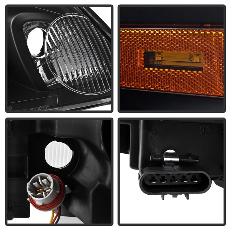 SPYDER xTune 06-13 Chevrolet Impala LED Light Bar Headlights - Black (PRO-JH-CIM06-LB-BK) 9042232