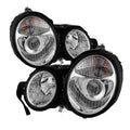 SPYDER Xtune Mercedes Benz W210 E-Class 96-99 Projector Headlights Chrome PRO-CL-MW21095-C 5021960