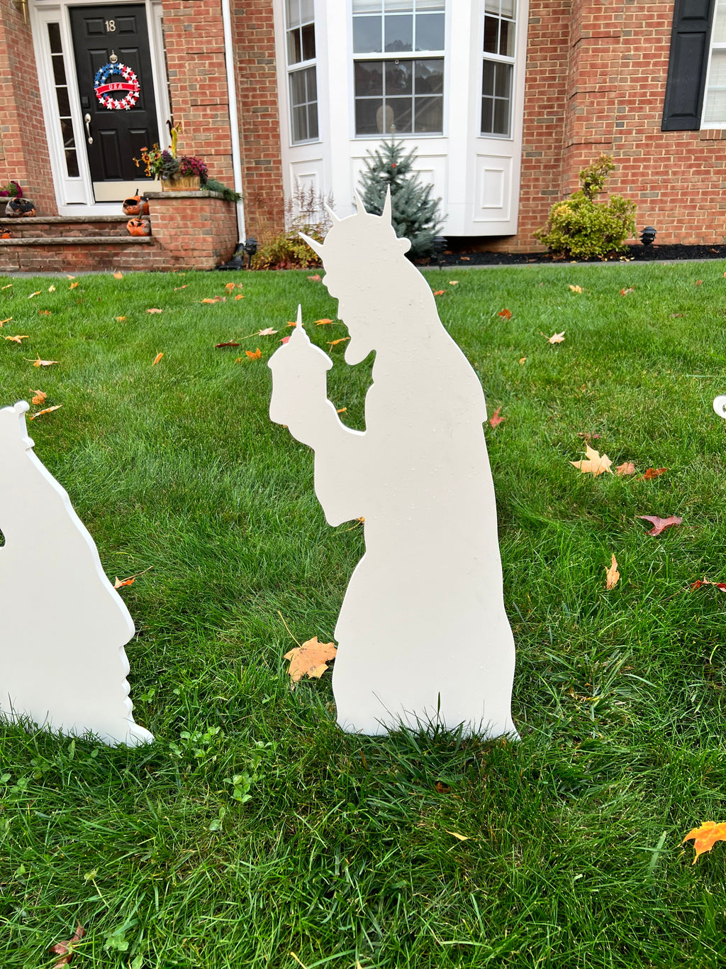 Outdoor Nativity Set in Durable PVC with 3D Stable and Easy Assembly