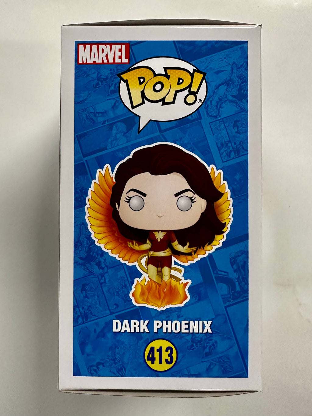 Famke Janssen Signed Marvel Dark Phoenix 2019 Vaulted Funko Pop! #413 JSA COA