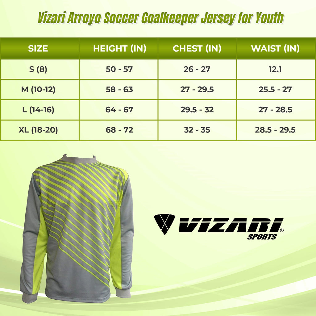 Arroyo Padded Goalkeeper Jersey – Grey/Yellow