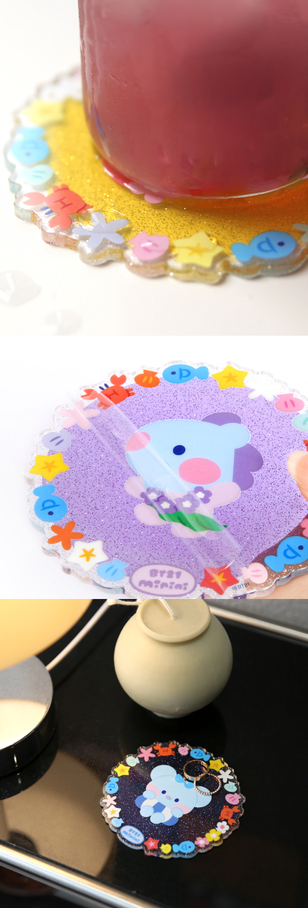 BT21 Acrylic Coaster Summer Sky