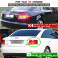 SPYDER Audi A6 05-08 4Dr Sedan Light Bar LED Tail Lights Red Smke ALT-YD-AA605-LBLED-RS 5079619